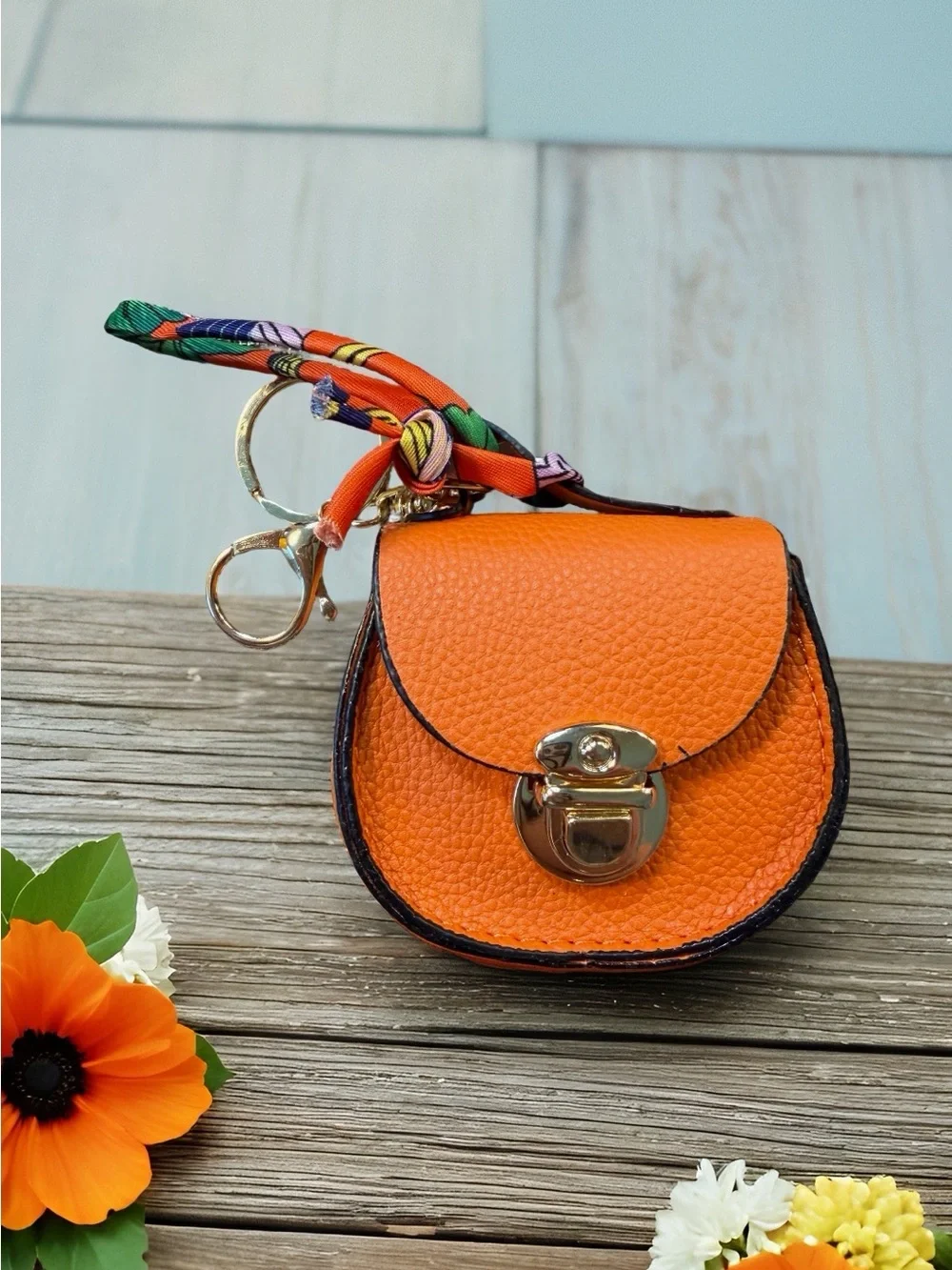 Fresh Style Mini Saddle Coin Purse - Perfect Gift for Bag Decor&Daily Use Charm